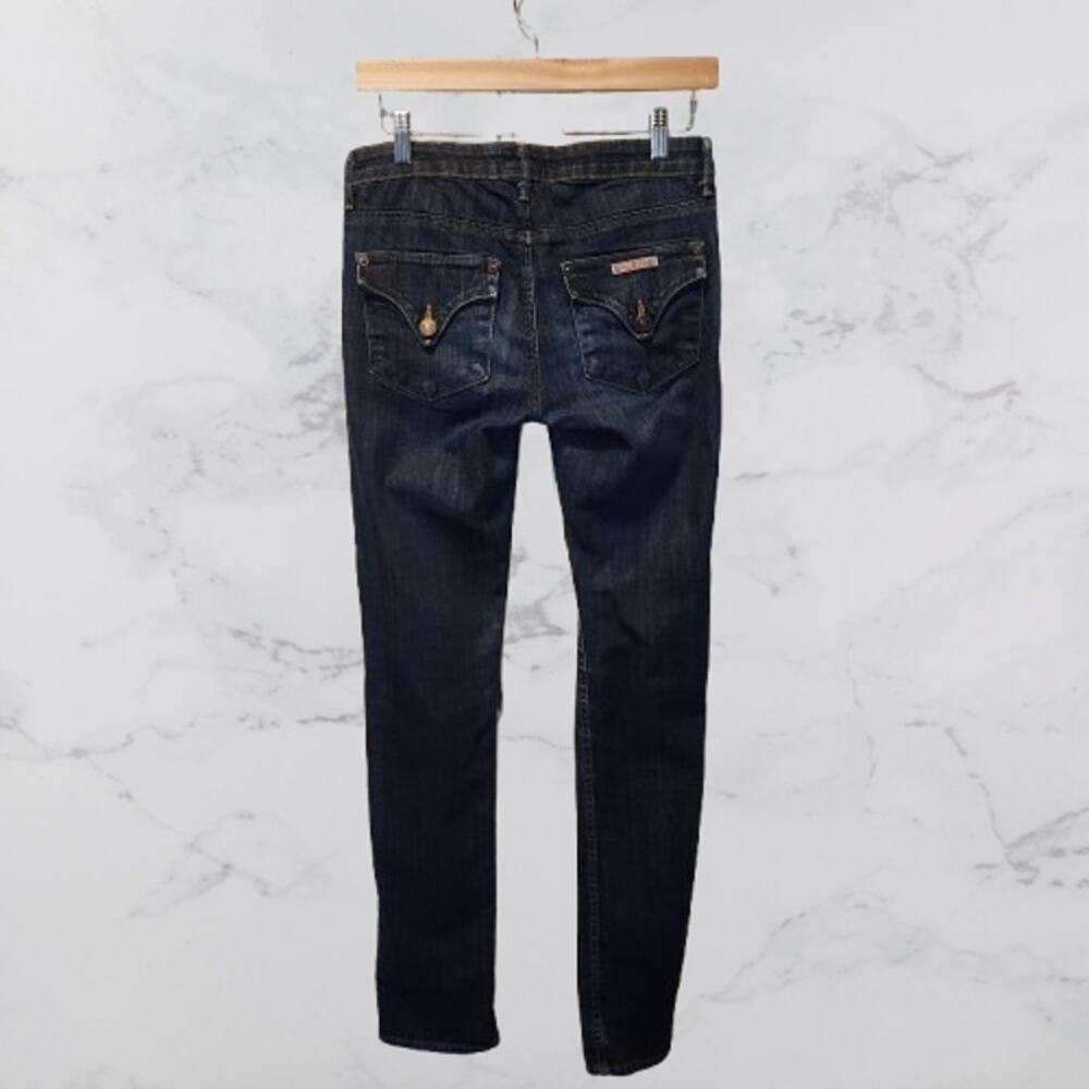 Hudson Carly Midrise Straight Size 26 Flap Pockets 32" Inseam